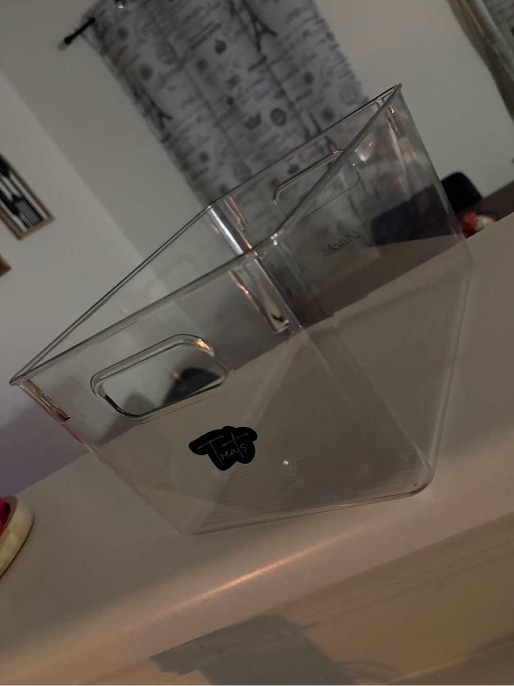 Clear Acrylic Storage Bins, set of 7
